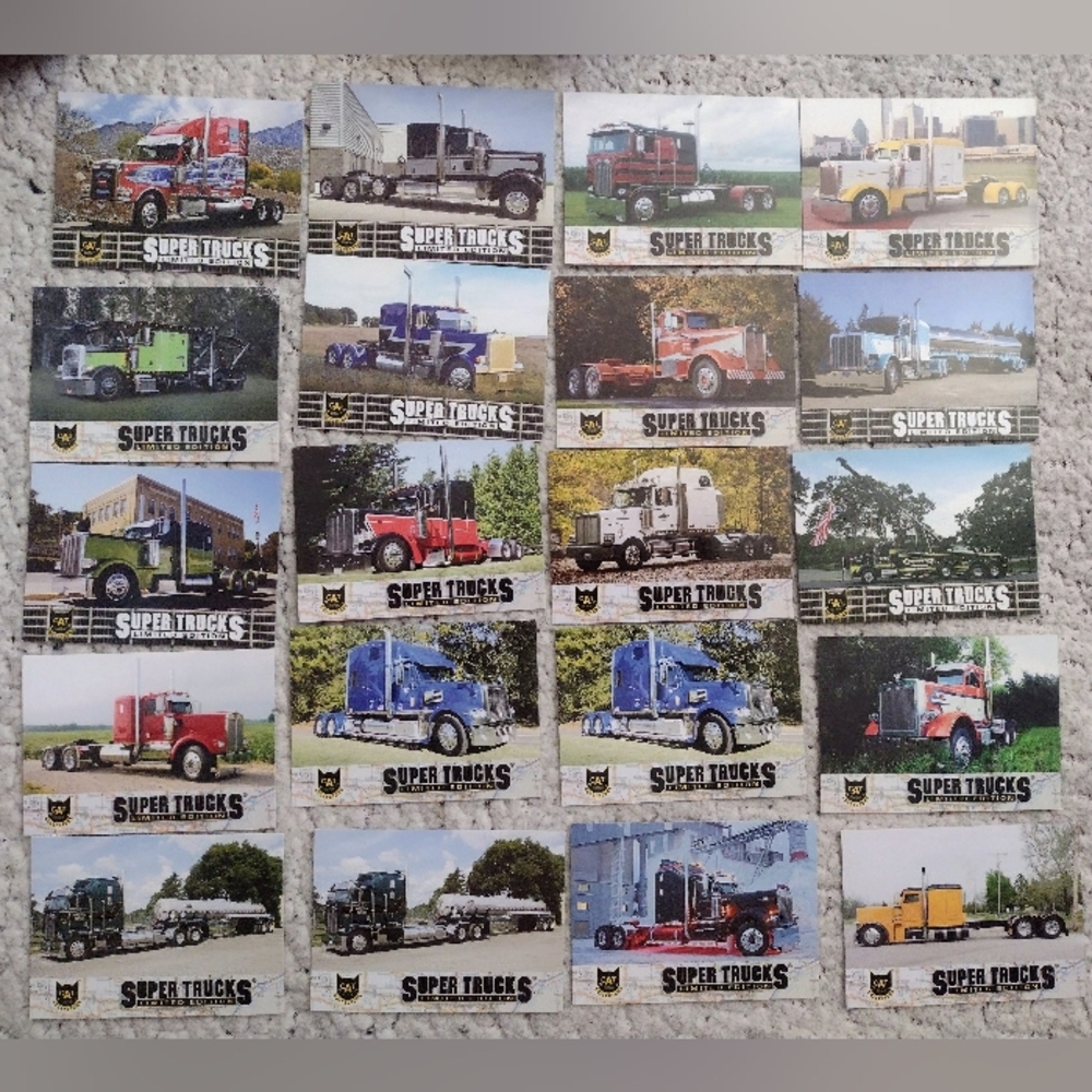 CAT Scales Super Trucks Trading Cards